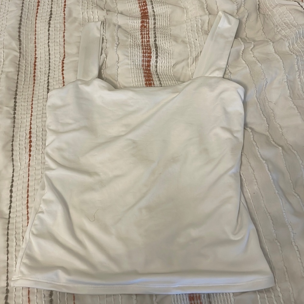5 for $5. EUC white fitted tank size large
